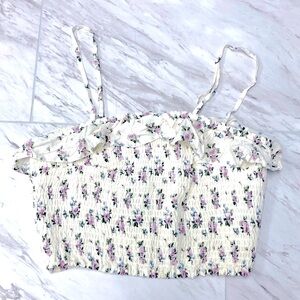 HOLLISTER SMOCKED TOP